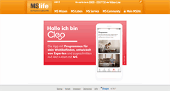 Desktop Screenshot of ms-life.de