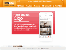 Tablet Screenshot of ms-life.de